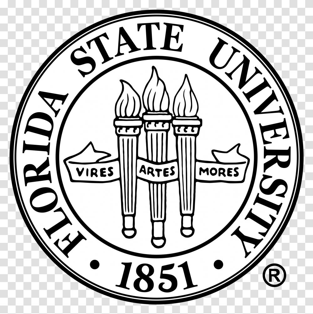 Florida State University Emblem, Logo, Trademark, Badge Transparent Png