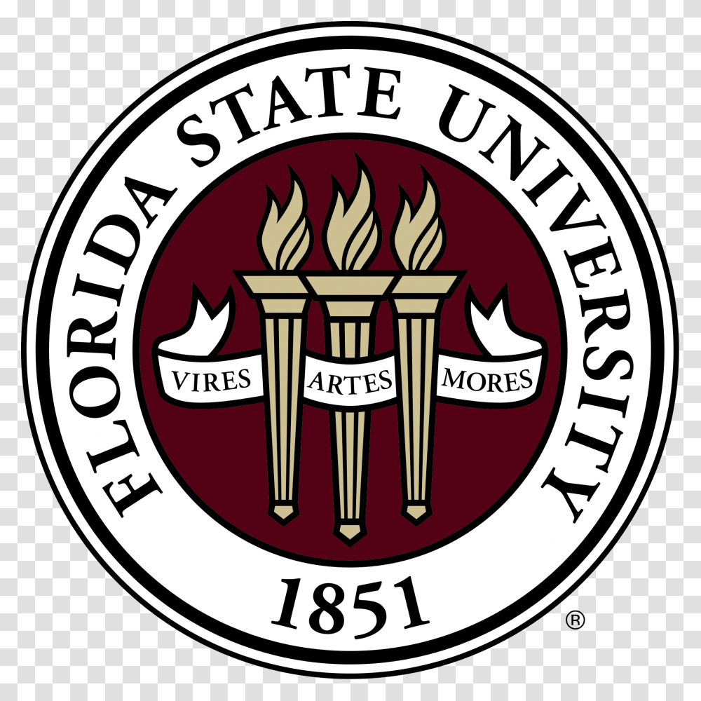 Florida State University Even More Logos Florida, Trademark, Emblem, Ketchup Transparent Png