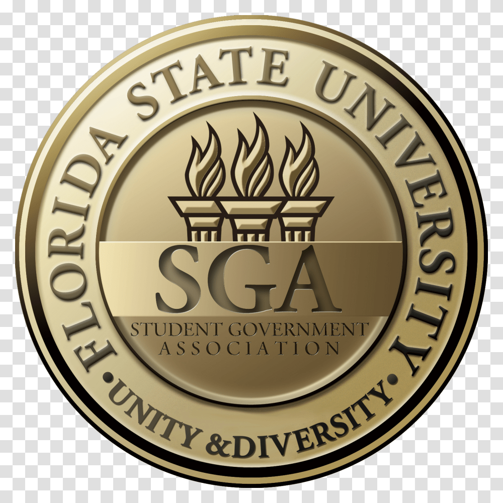 Florida State University Zoology, Gold, Coin, Money, Logo Transparent Png