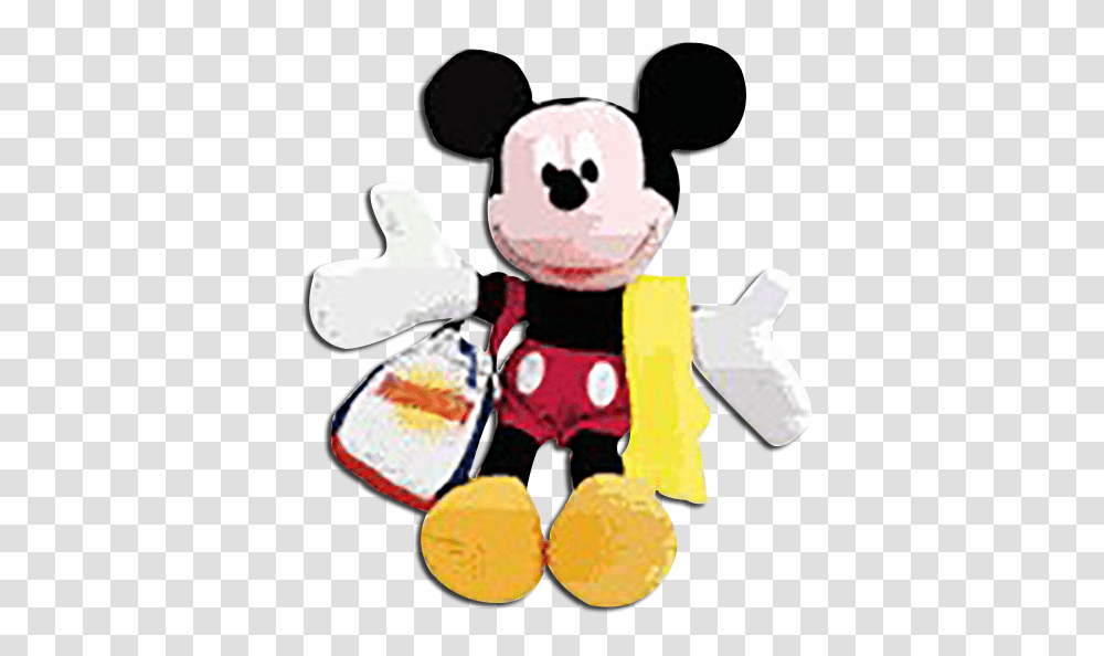 Florida Tourist Mickey Mouse Plush Doll Beach Ready, Snowman, Winter, Outdoors, Nature Transparent Png