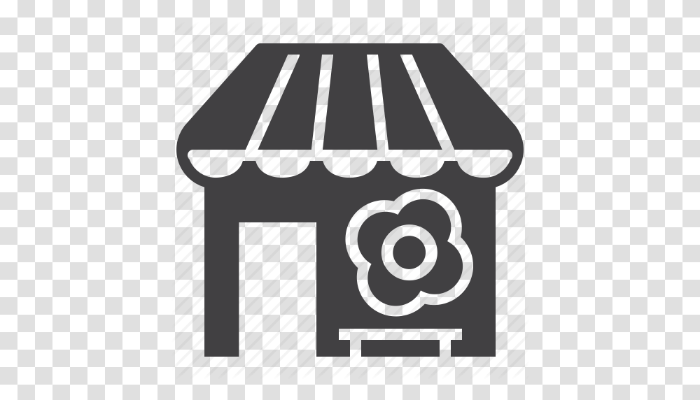 Florist Flower Shop Icon, Stencil, Brick, Chair, Furniture Transparent Png