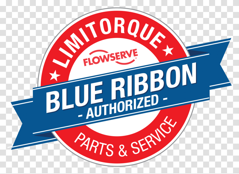 Flotech A New Flowserve Limitorque Blue Ribbon Service Blue Ribbon Certified Limitorque, Label, Text, Logo, Symbol Transparent Png
