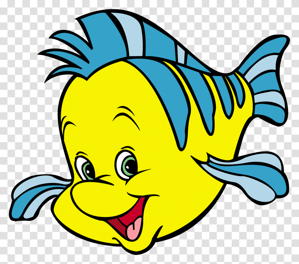 Flounder Disney Little Mermaid Flounder, Animal Transparent Png