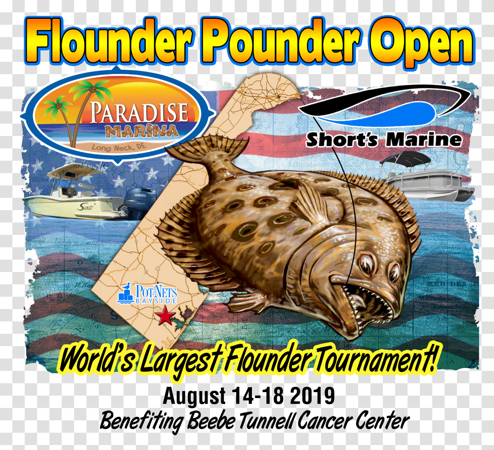 Flounder Pounder Open Paradise Grill Flounder Pounder 2019 Transparent Png