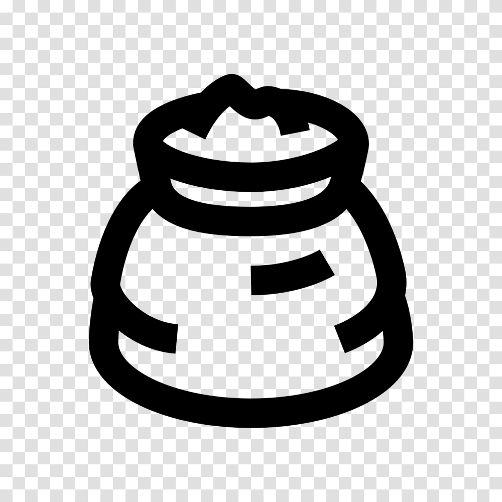 Flour Clipart Open, Stencil, Jar, Grenade, Weapon Transparent Png