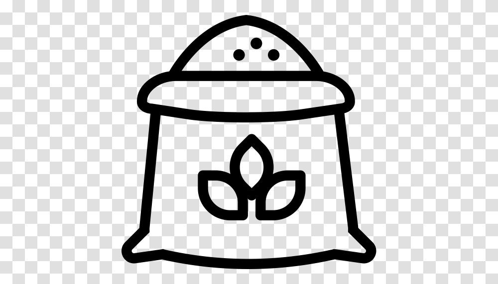 Flour Grain Harvest Icon With And Vector Format For Free, Gray, World Of Warcraft Transparent Png