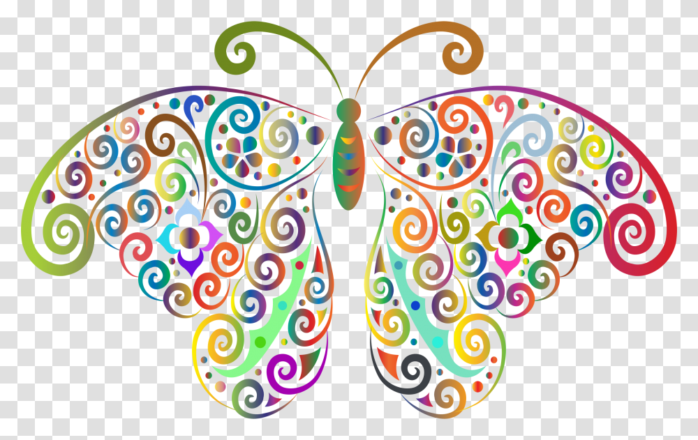 Flourish Clipart Butterfly, Doodle, Drawing, Modern Art Transparent Png