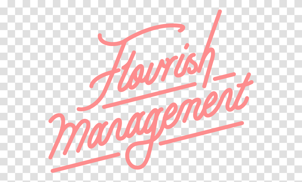 Flourish Logo Calligraphy, Label, Word, Handwriting Transparent Png