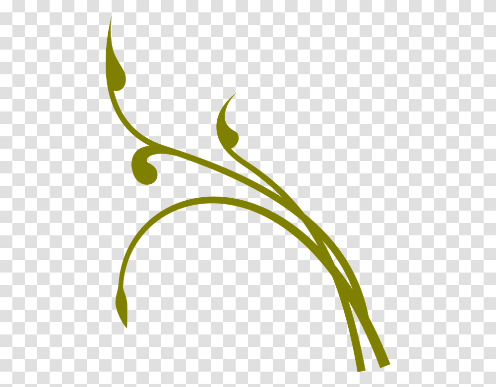 Flourish Vine Floral Free Vector Graphic On Pixabay Vines Clipart, Banana, Fruit, Plant, Food Transparent Png