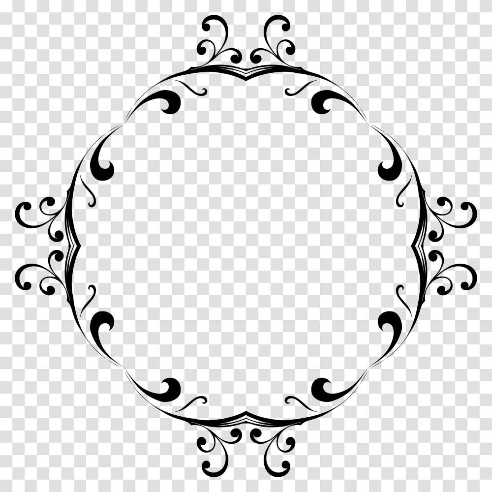 Flourishes Clipart Long Clip Art, Gray, World Of Warcraft Transparent Png