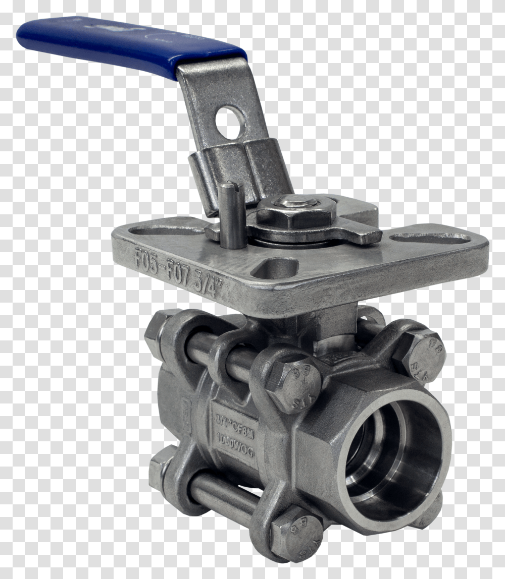Flow 3 Piece Stainless Steel Ball Valve Irrigation Sprinkler, Tool, Hammer, Machine, Clamp Transparent Png