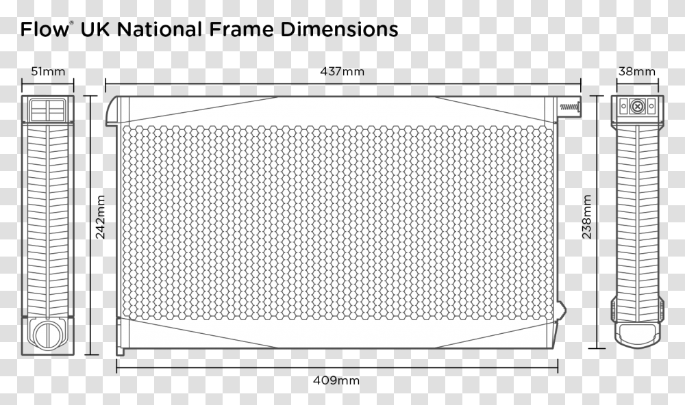 Flow Hive Frame Dimensions, Rug, Grille Transparent Png