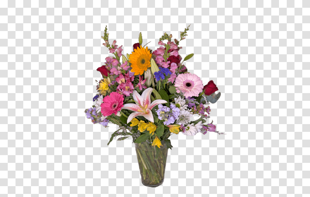 Flower Arrangement For All Occasions With Gerberas Bouquet, Plant, Blossom, Flower Bouquet, Floral Design Transparent Png
