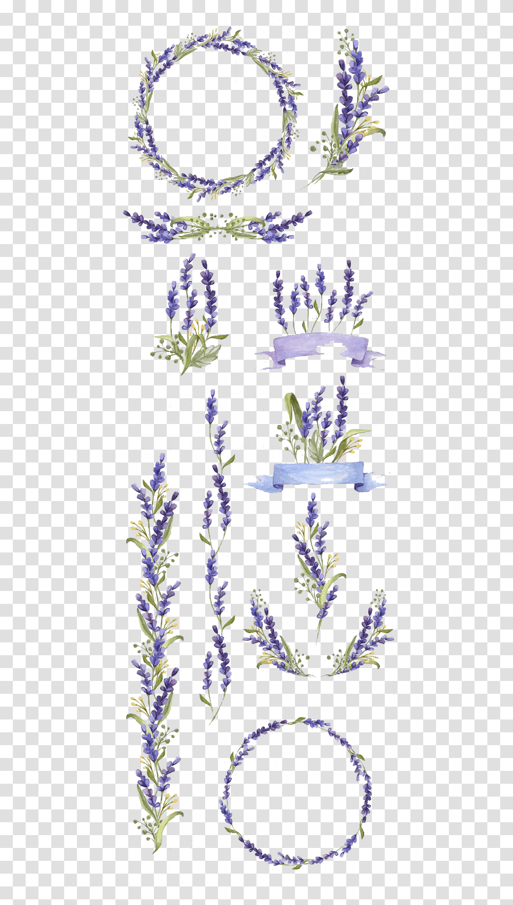 Flower Art Lavender Watercolor Flowers Painting Hand Painted Lavender Watercolor Painting, Plant, Blossom, Potted Plant, Vase Transparent Png