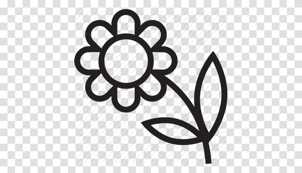 Flower Black And White Emoji, Label Transparent Png