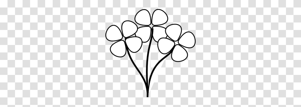 Flower Black And White Hawaiian Flower Clip Art Black And White, Stencil Transparent Png