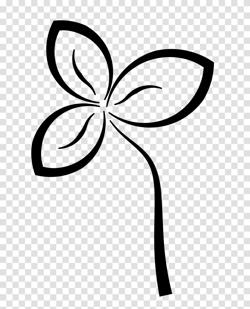 Flower Black And White Pictures, Stencil, Floral Design Transparent Png