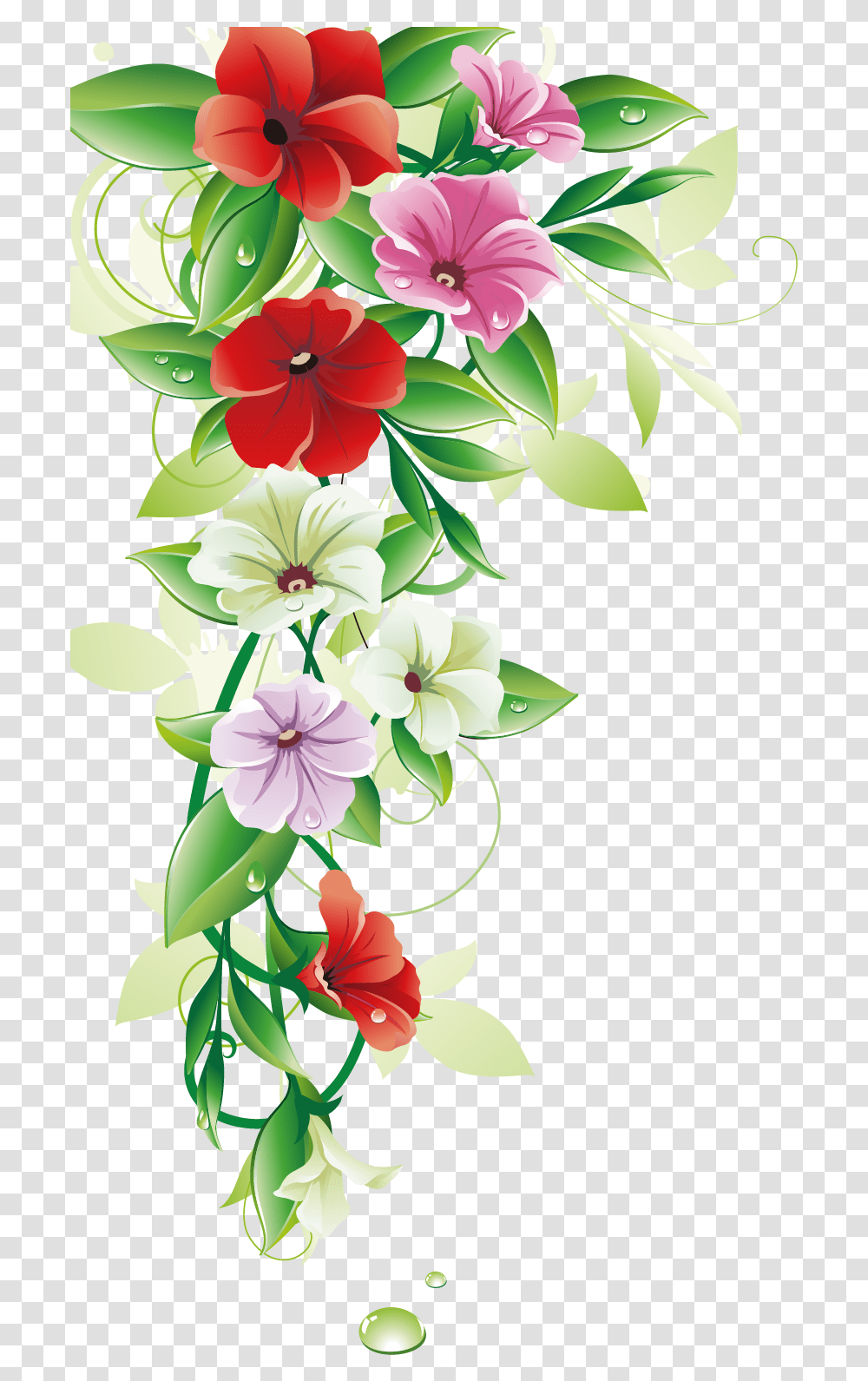 Flower Border Border Flower Design, Floral Design, Pattern Transparent Png