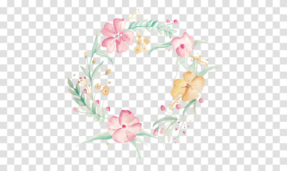 Flower Border Cattleya, Floral Design, Pattern Transparent Png