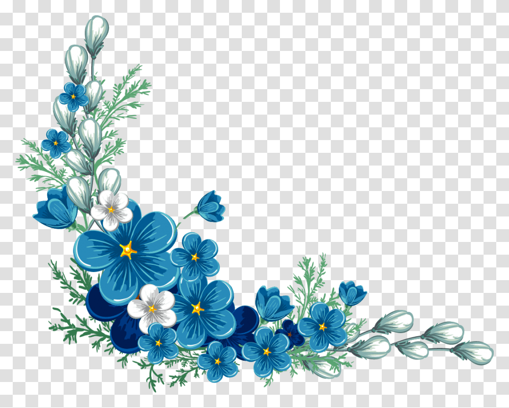Flower Border Design Background Clipart Full Background Flower Border, Graphics, Floral Design, Pattern, Plant Transparent Png