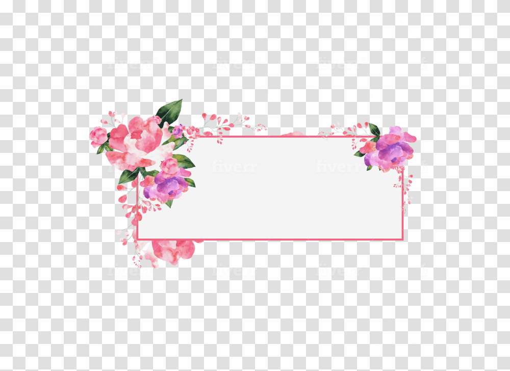 Flower Border Design, Envelope, Floral Design Transparent Png