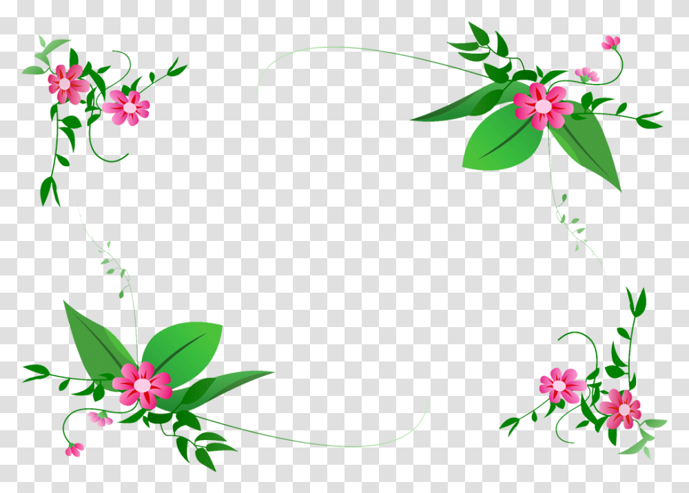 Flower Border Design, Plant, Floral Design, Pattern Transparent Png