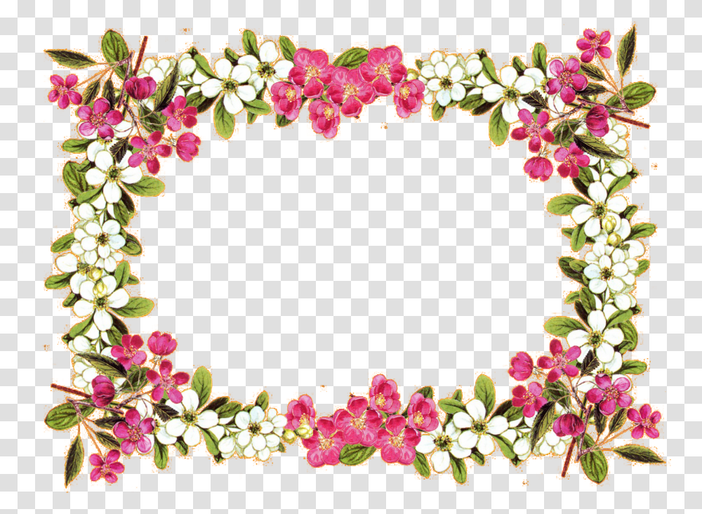 Flower Border Designs Background Flower Border Background, Floral Design, Pattern Transparent Png