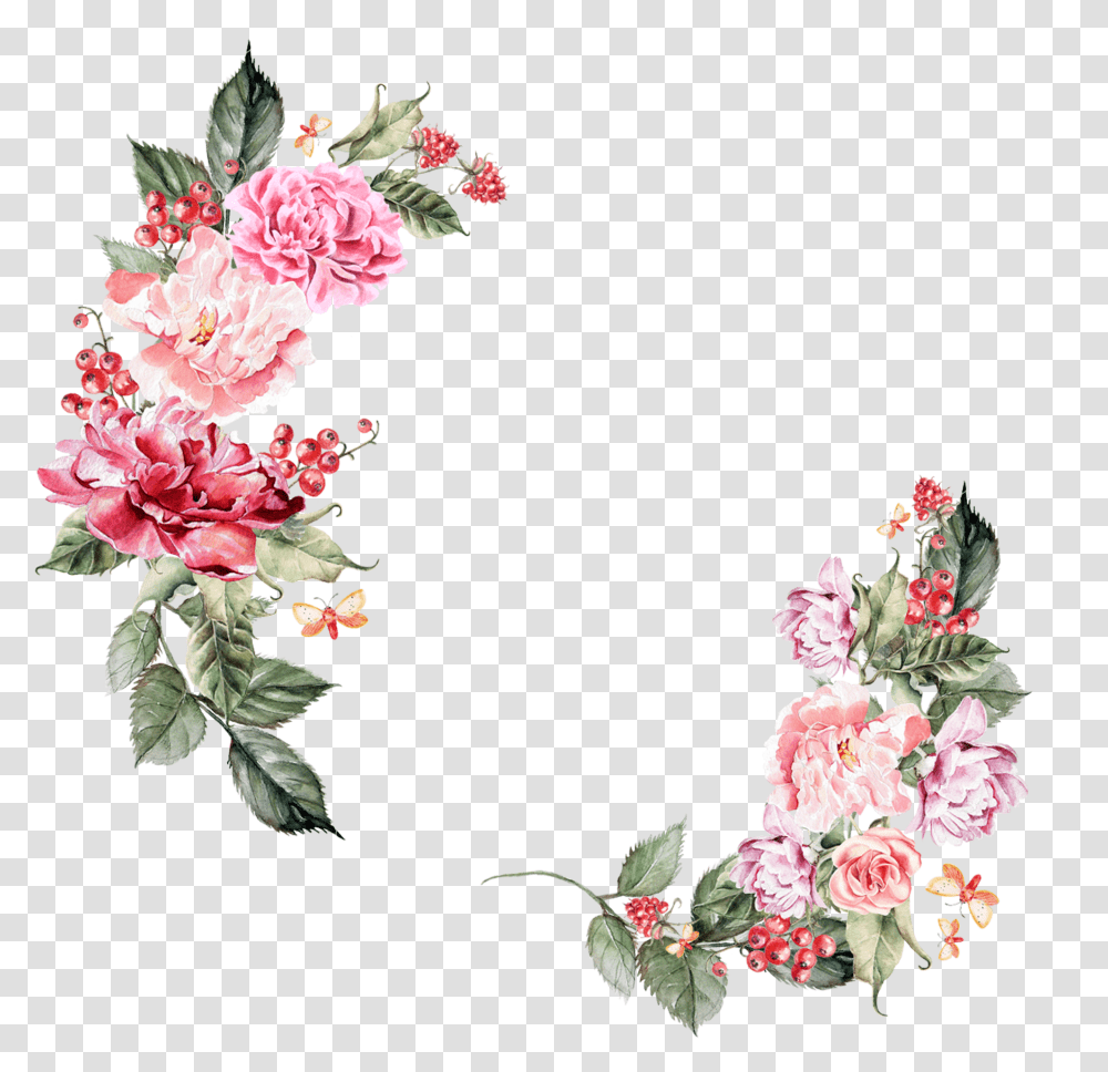 Flower Border Hd Flower Border Free, Plant, Blossom, Carnation, Cherry Blossom Transparent Png