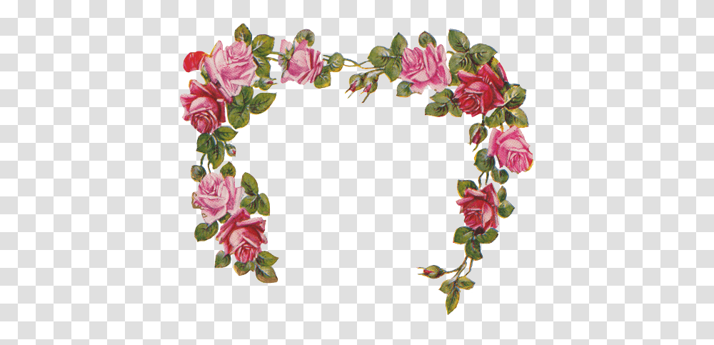 Flower Border Tumblr, Floral Design, Pattern Transparent Png