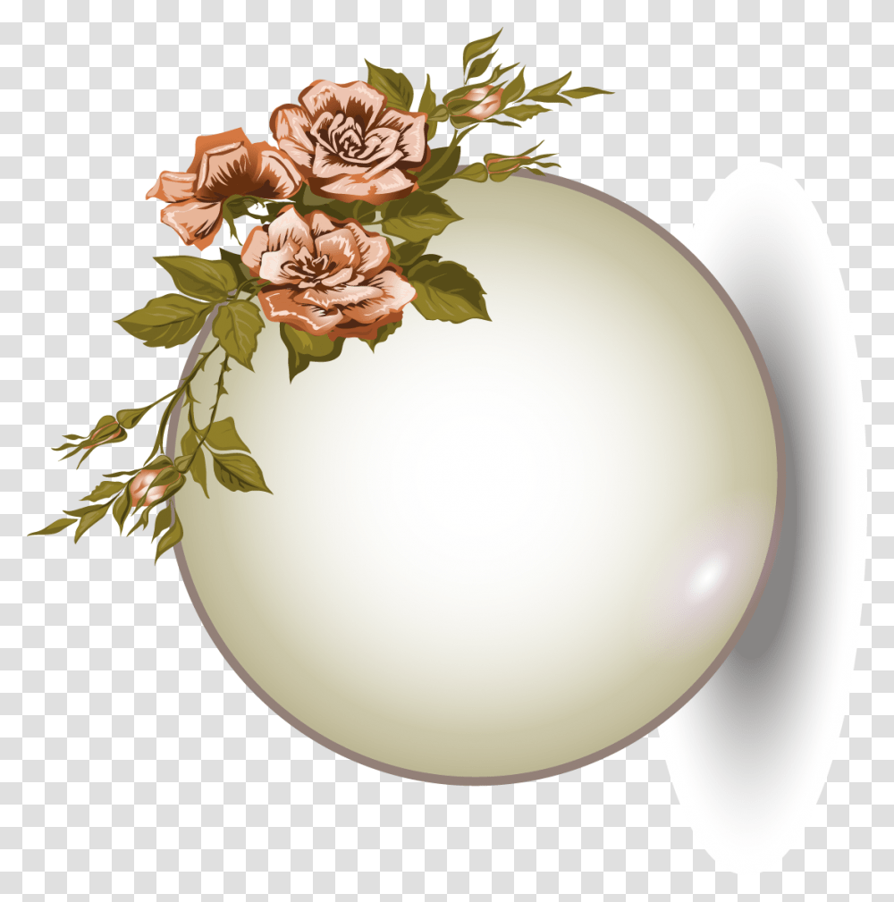 Flower Borders And Frames, Lamp, Sphere Transparent Png