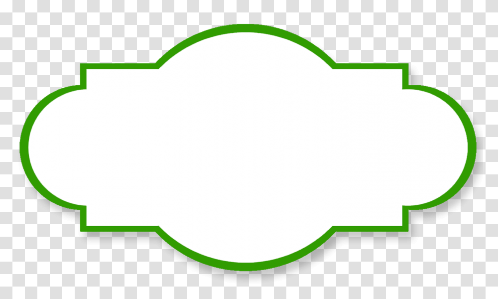 Flower Borders Babaimage, Oval, Label Transparent Png