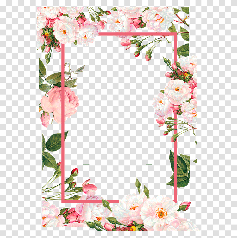 Flower Borders Background, Plant, Blossom, Floral Design, Pattern Transparent Png