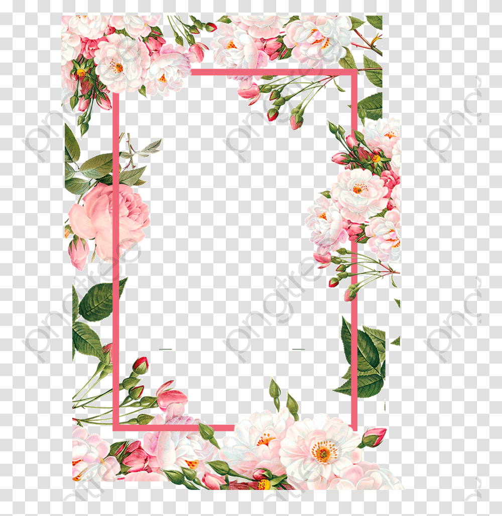 Flower Borders Background, Plant, Floral Design, Pattern Transparent Png