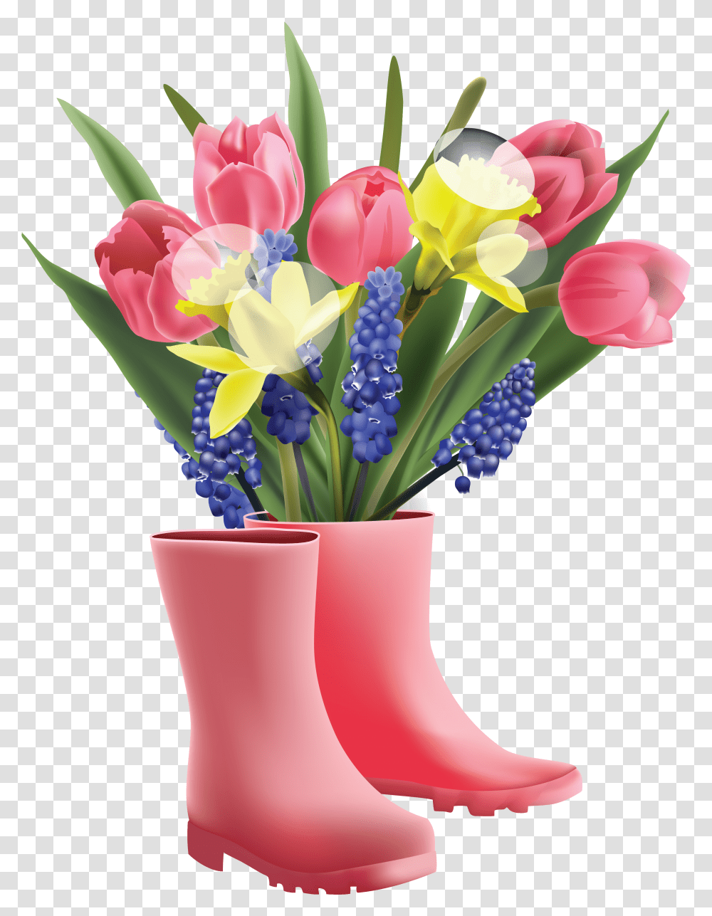 Flower Bouquet Clip Art, Plant, Blossom, Flower Arrangement, Footwear Transparent Png