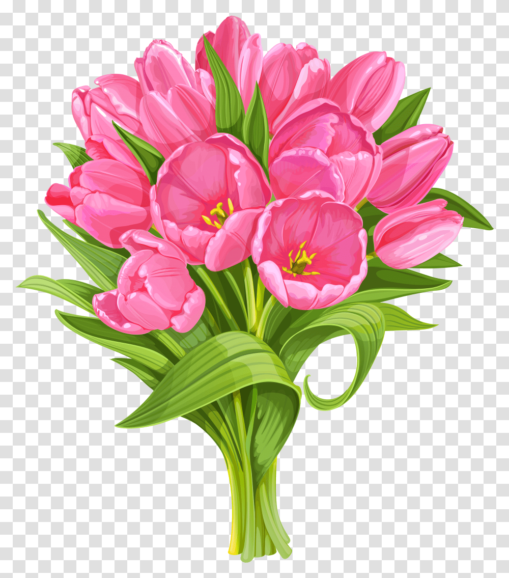 Flower Bouquet Clipart Background Transparent Png