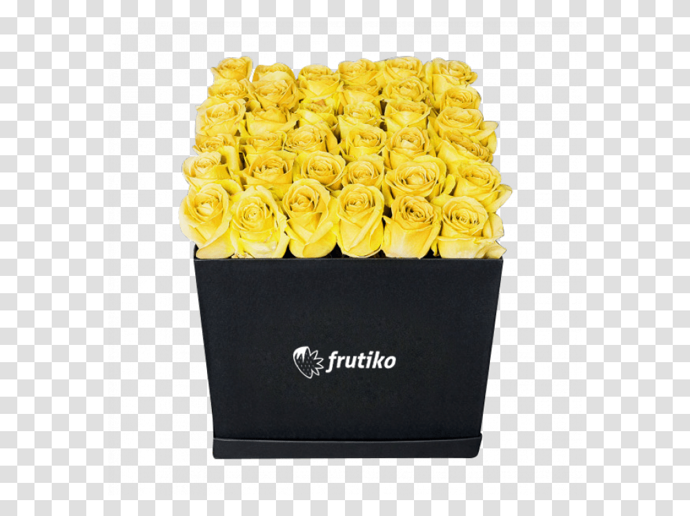Flower Box With Yellow Roses Box Of Yellow Roses, Graphics, Art, Plant, Floral Design Transparent Png