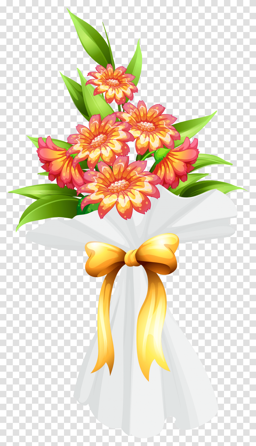 Flower Bunch Clipart Picture Free Library Bouquet With Flower Fancy, Plant, Blossom, Flower Bouquet, Flower Arrangement Transparent Png