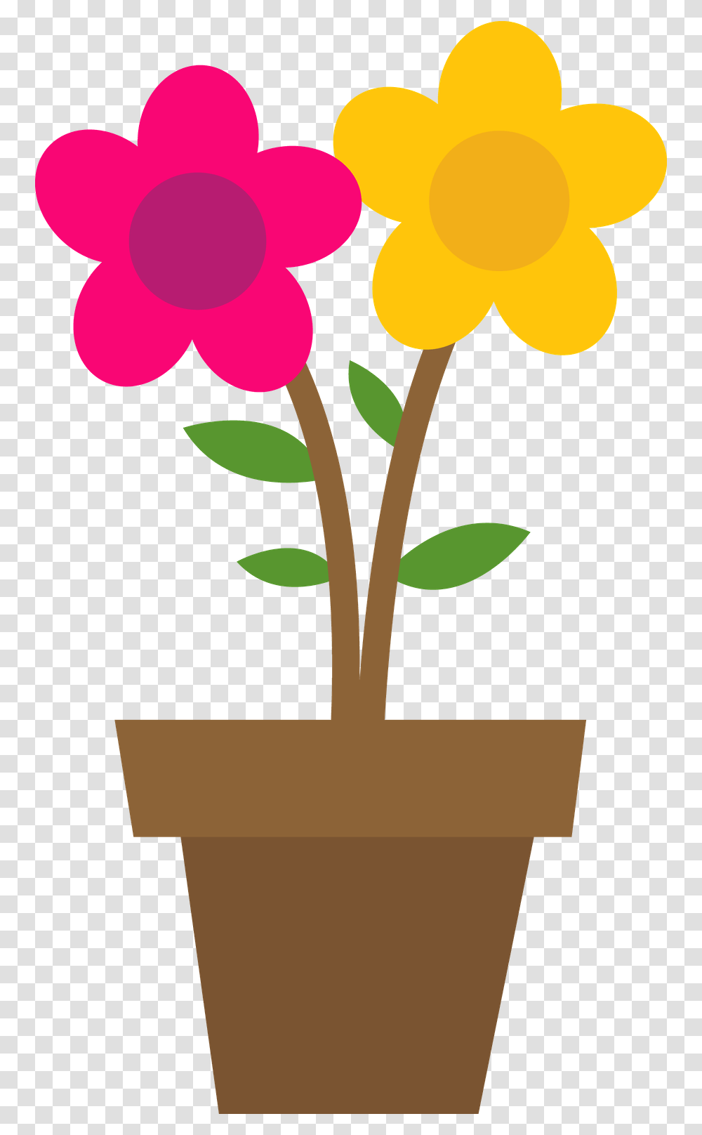 Flower Caricature, Plant, Cross Transparent Png