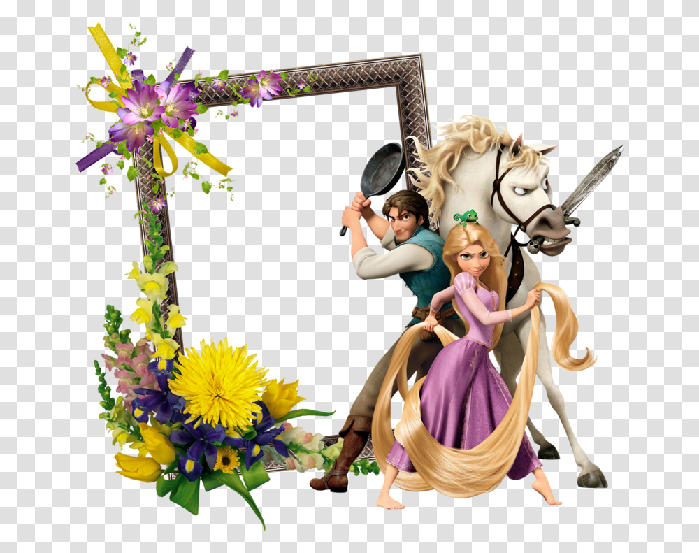 Flower Character Fictional Game Video Rapunzel Tangled Tangled Disney, Plant, Person, Tree, Tennis Racket Transparent Png