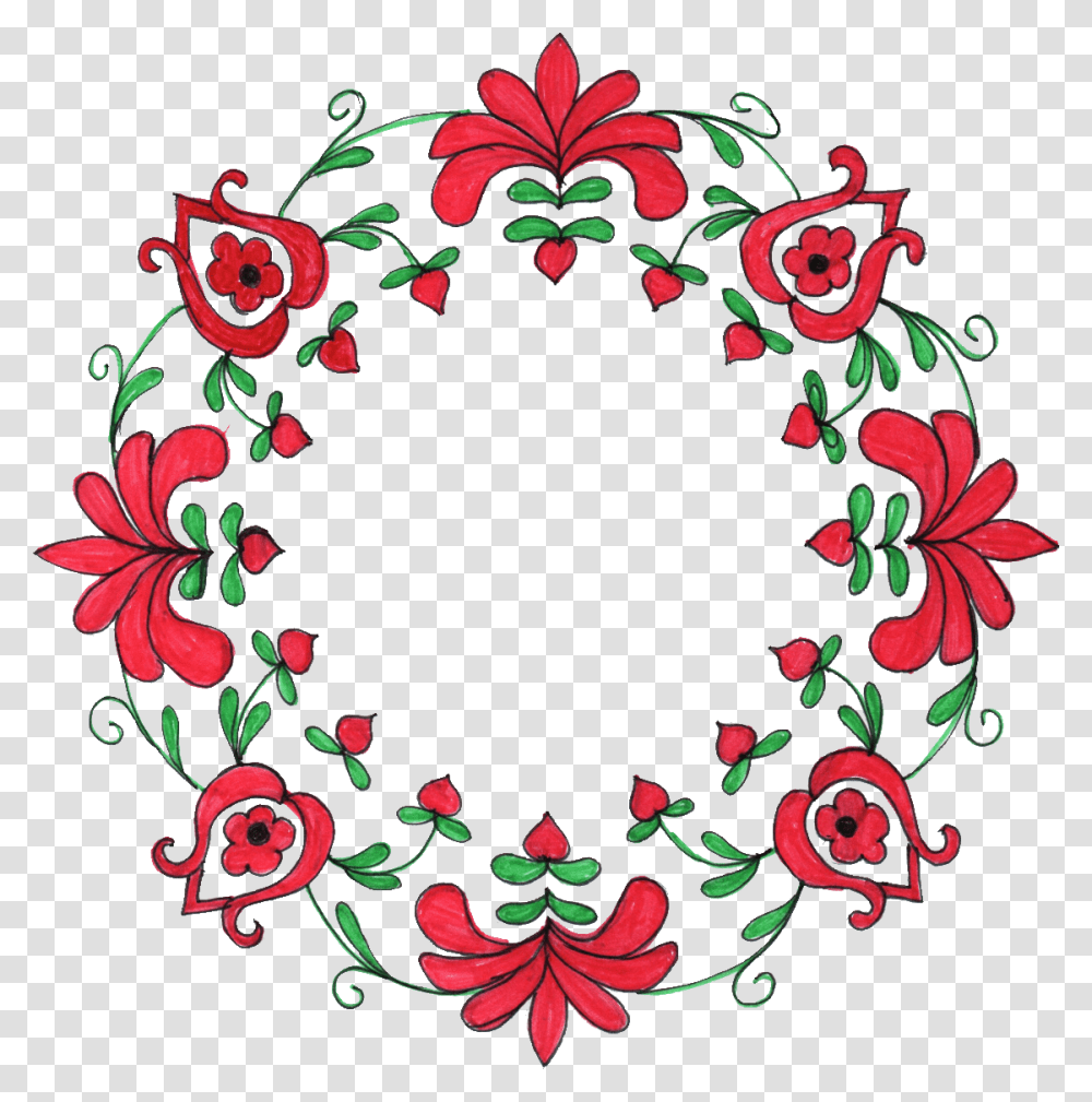 Flower Circle 1 Image Portable Network Graphics, Art, Floral Design, Pattern, Wreath Transparent Png