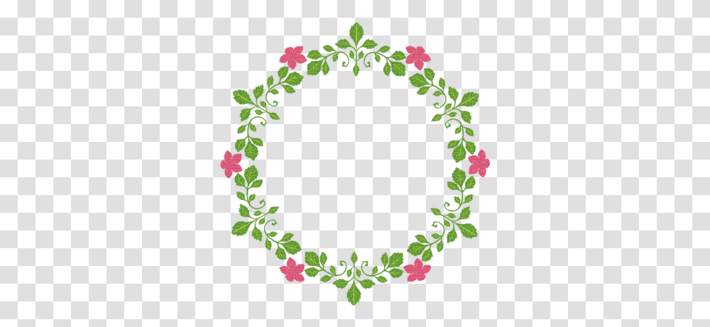 Flower Circle Free For Floral Circle Frame, Green, Wreath, Leaf, Plant Transparent Png