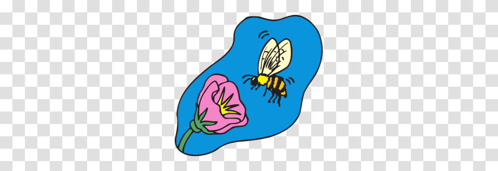 Flower Clip Art Bee, Plant, Leisure Activities, Pollen Transparent Png