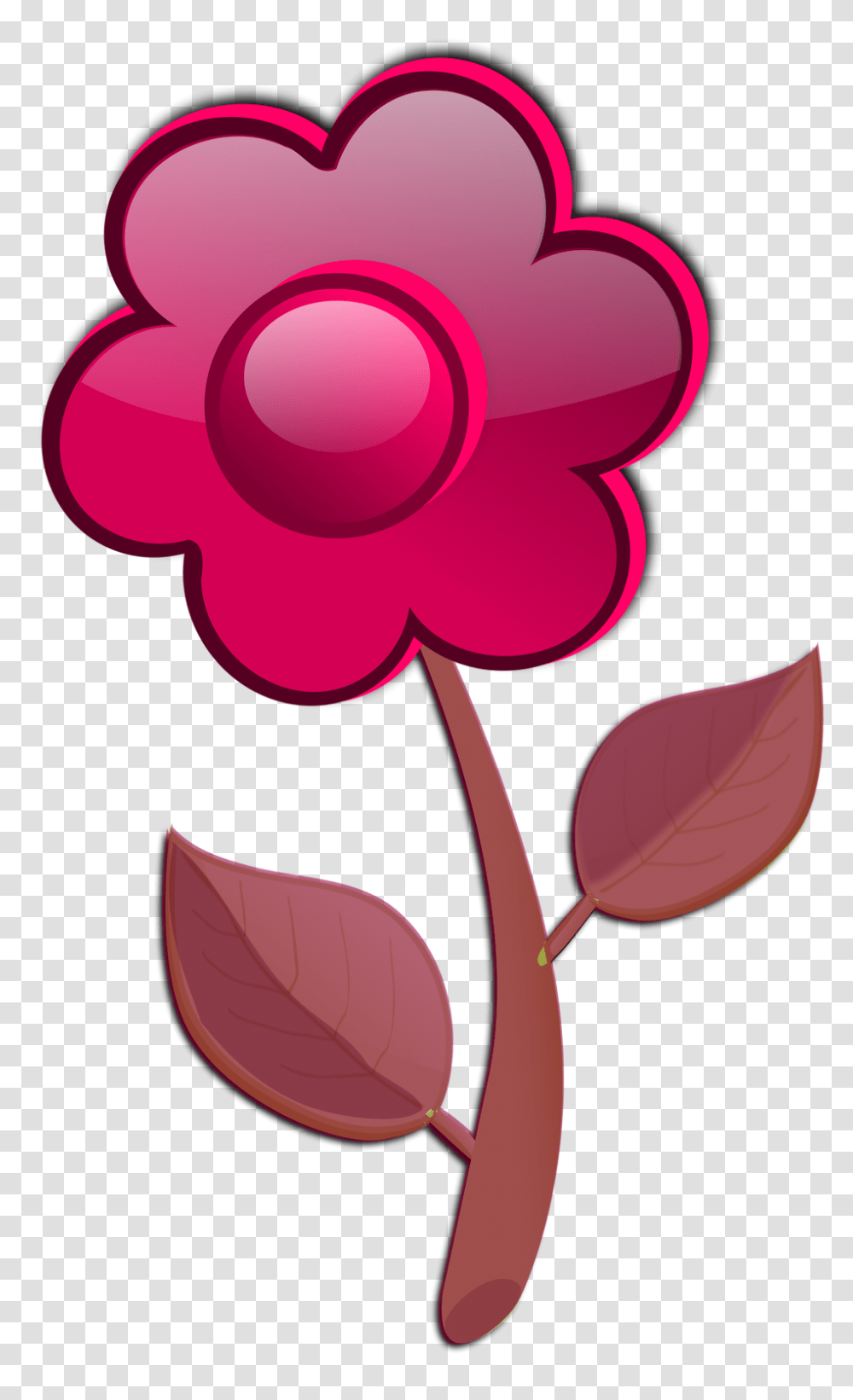 Flower Clip Art Image Black, Plant, Blossom, Fruit, Food Transparent Png