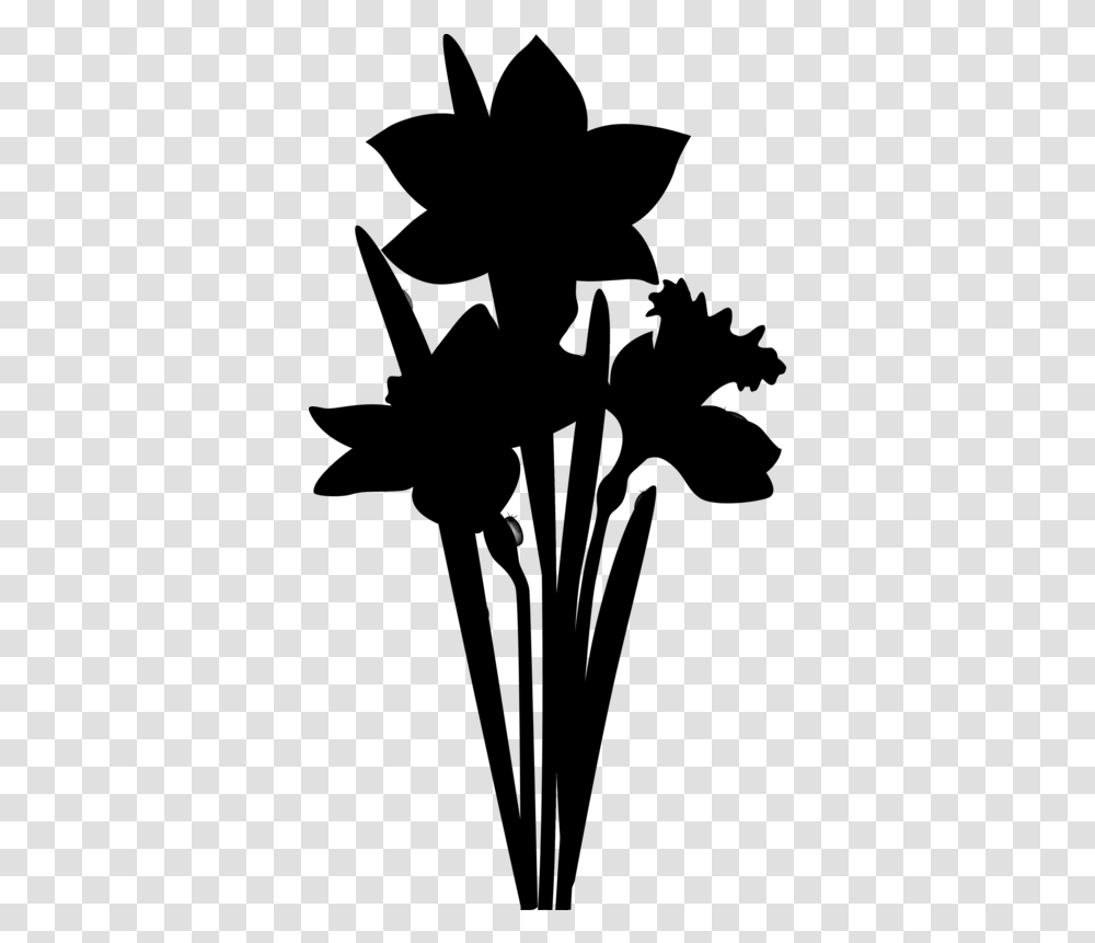 Flower Clip Art Leaf Plant Stem Silhouette, Gray, World Of Warcraft Transparent Png