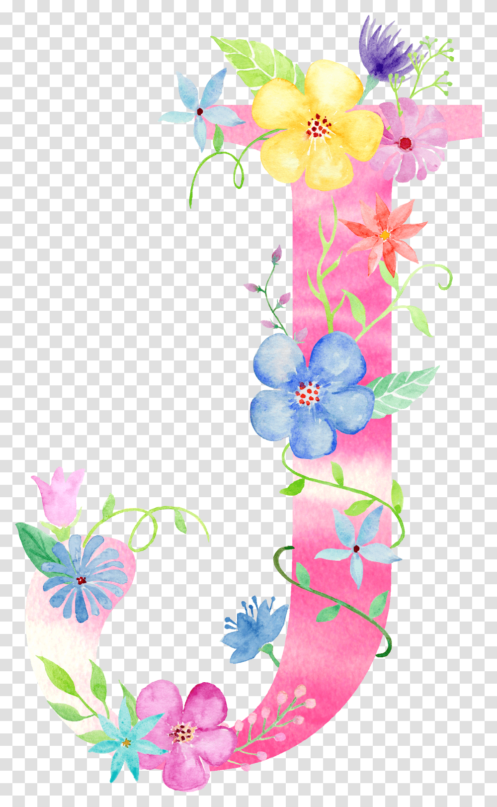 Flower Clipart Alphabet J Pin Letter J Clipart Flower, Floral Design, Pattern, Plant Transparent Png