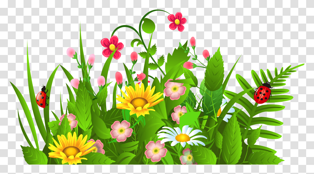 Flower Clipart Background Clipart Of Spring Flowers, Plant, Graphics, Floral Design, Pattern Transparent Png