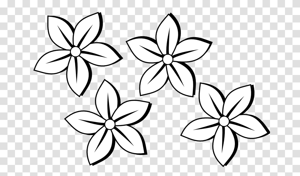 Flower Clipart Mayflower, Stencil, Floral Design, Pattern Transparent Png