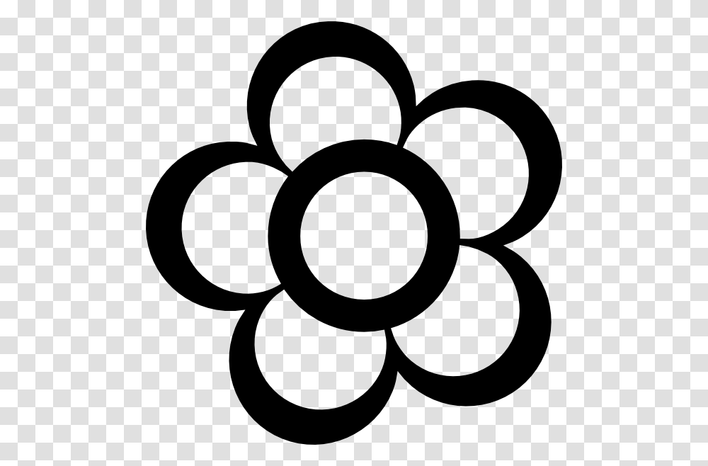 Flower Clipart Outline, Logo, Trademark Transparent Png