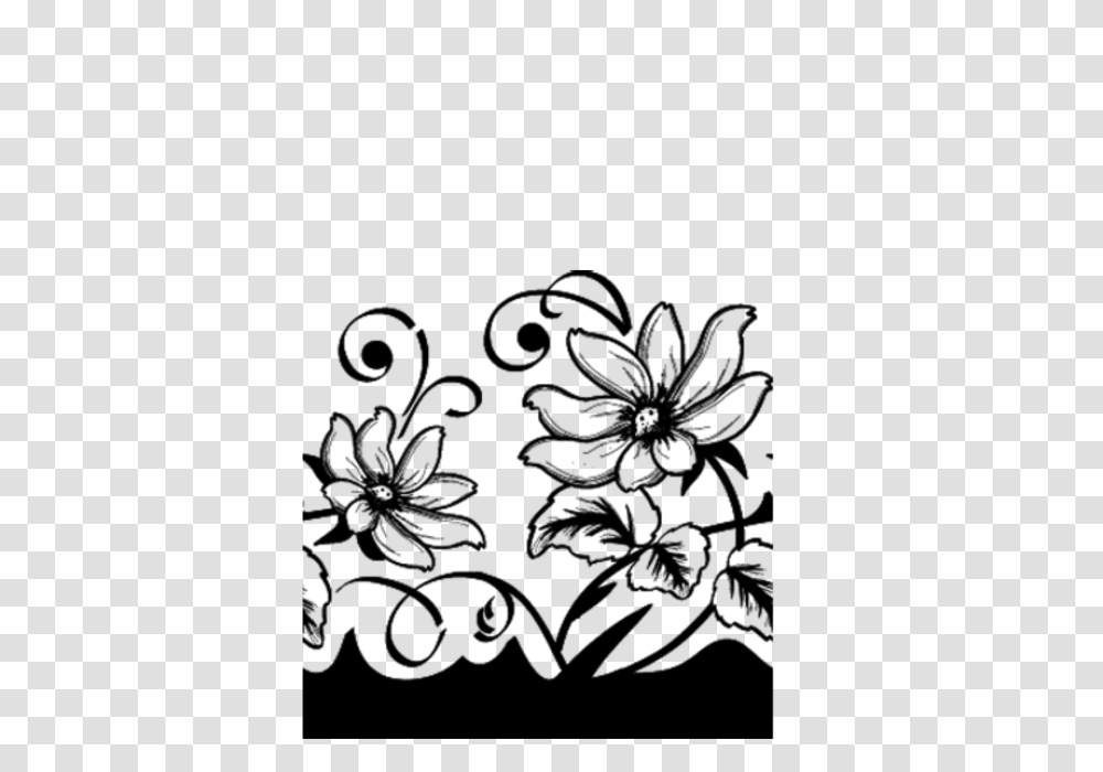 Flower Clipart Paper Poster Drawing Transprent, Floral Design, Pattern, Stencil Transparent Png