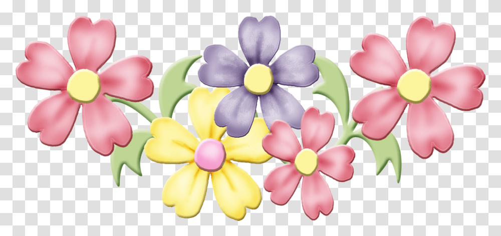 Flower Clipart Picasa Baby Flower In A Row, Floral Design, Pattern, Plant Transparent Png